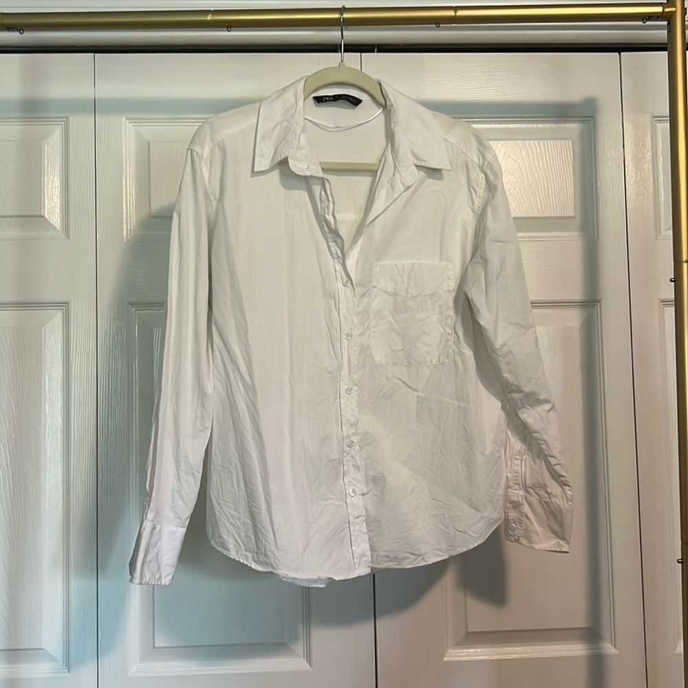 Zara white shirt